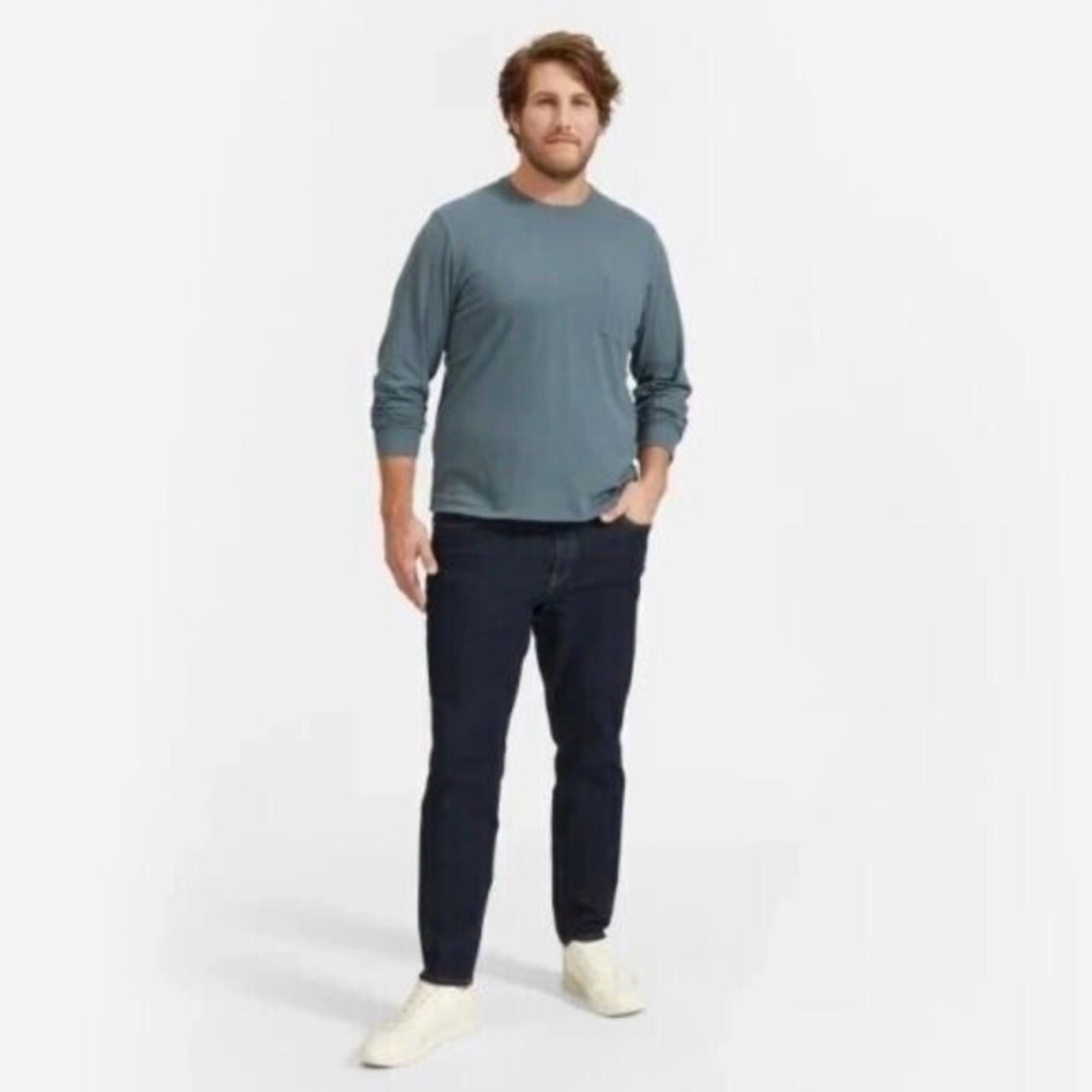 Everlane Men's Slim Dark Blue Jeans